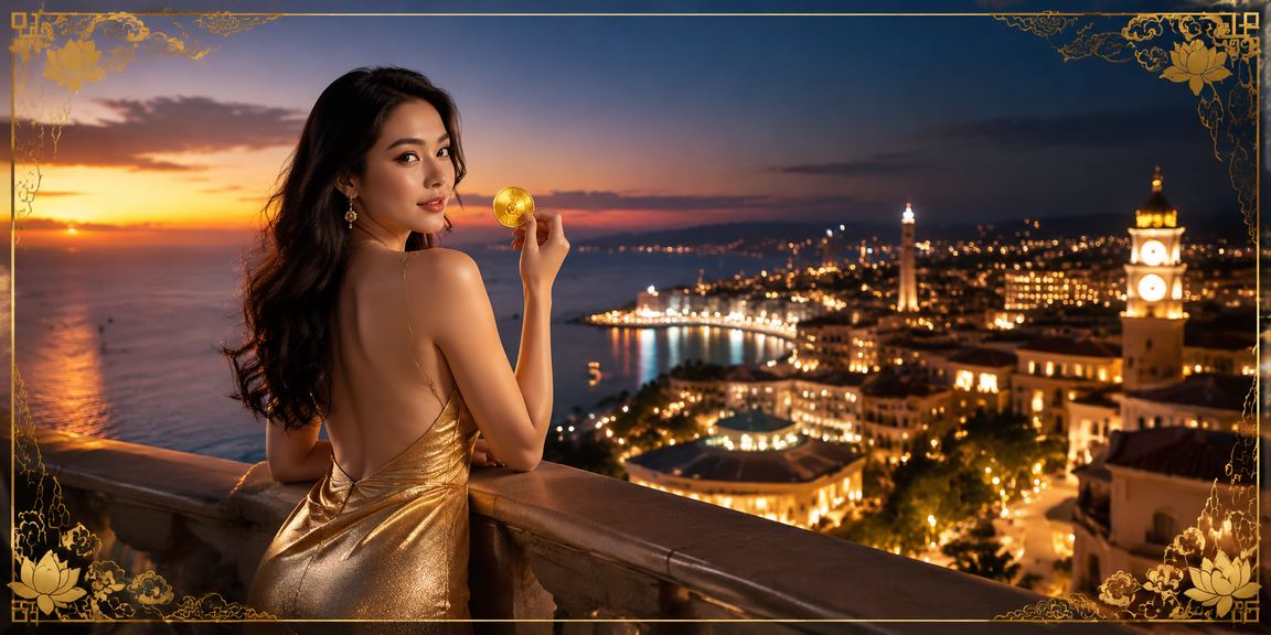 Người chơi casino trên bãi biển Phú Quốc với điện thoại trong tay